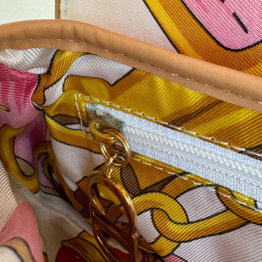 ⚡️SOLD⚡️ ✨RARE✨ Christian Dior Multicolor Silk Print Saddle Bag (Galliano Era) - Picture 17 of 17